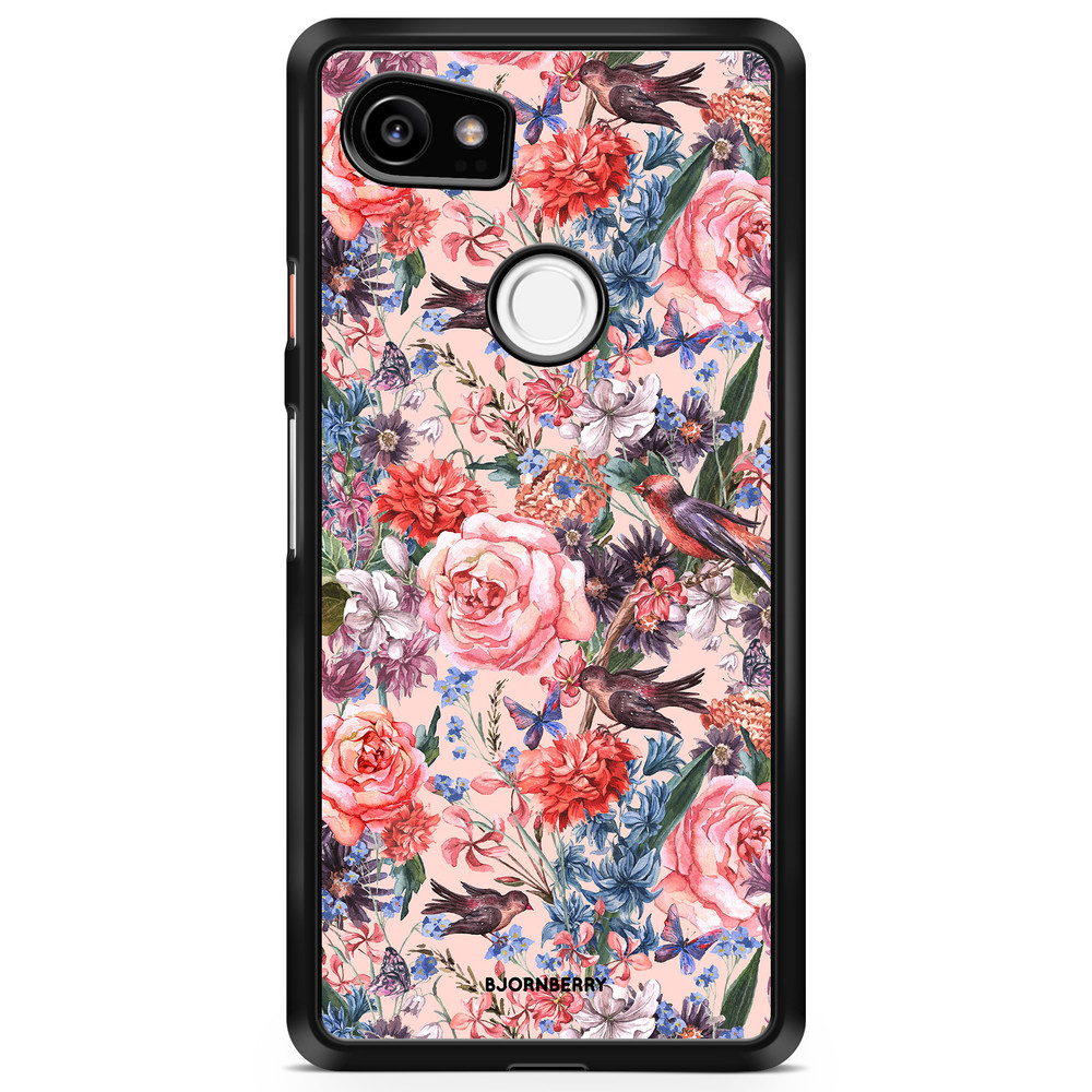 Google Pixel 2 XL Case - Birds & Flowers