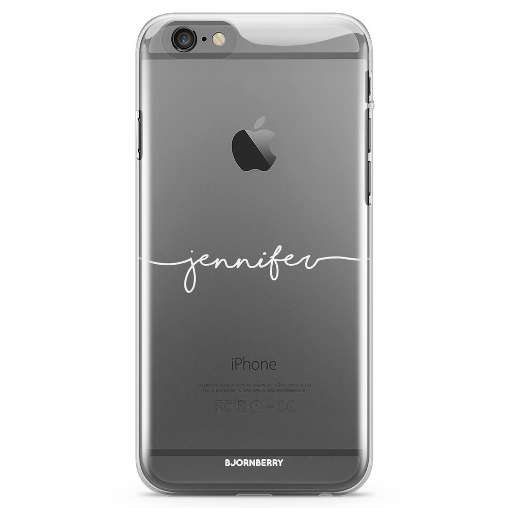 iPhone 6 Plus/6s Plus TPU Case Custom - Name White