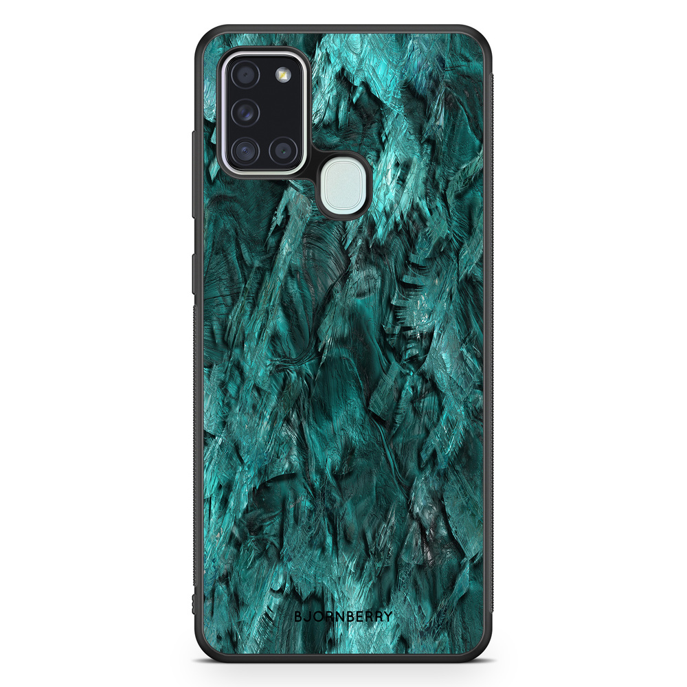 Samsung Galaxy A21s Case - Green Crystal