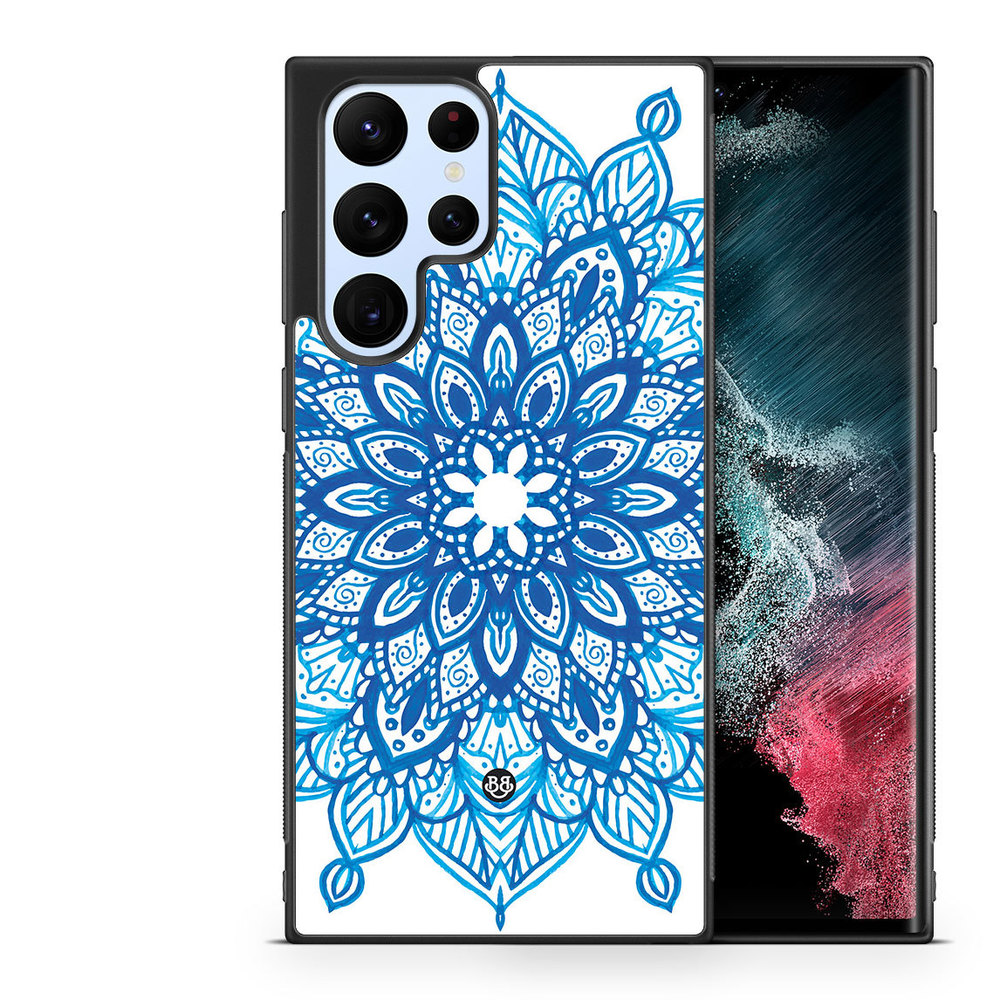 Samsung Galaxy S22 Ultra 5G Case - Blue Mandala
