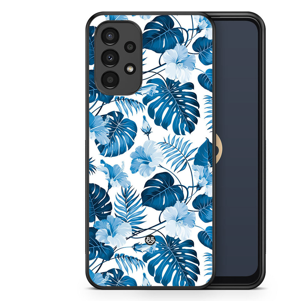 Samsung Galaxy A13 Case - Blue Flowers