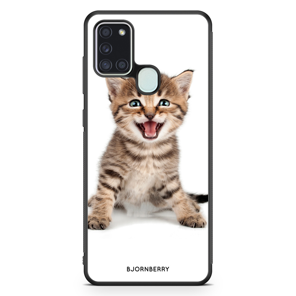 Samsung Galaxy A21s Case - Cute Kitten
