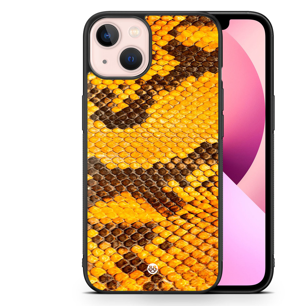 iPhone 13 Case - Yellow Snake