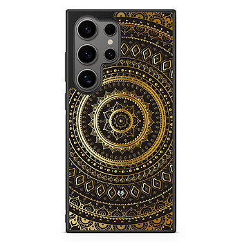 Samsung Galaxy S24 Ultra Case - Gold Mandala