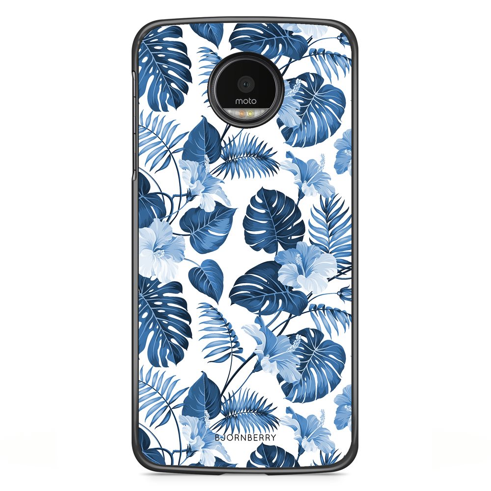 Motorola Moto G5S Plus Case - Blue Flowers