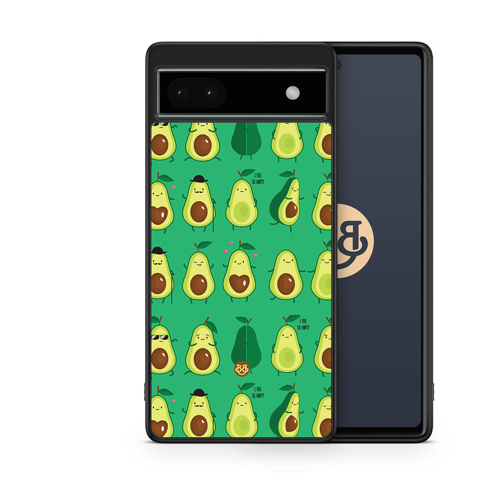 Google Pixel 6a Case - Avocado Pattern