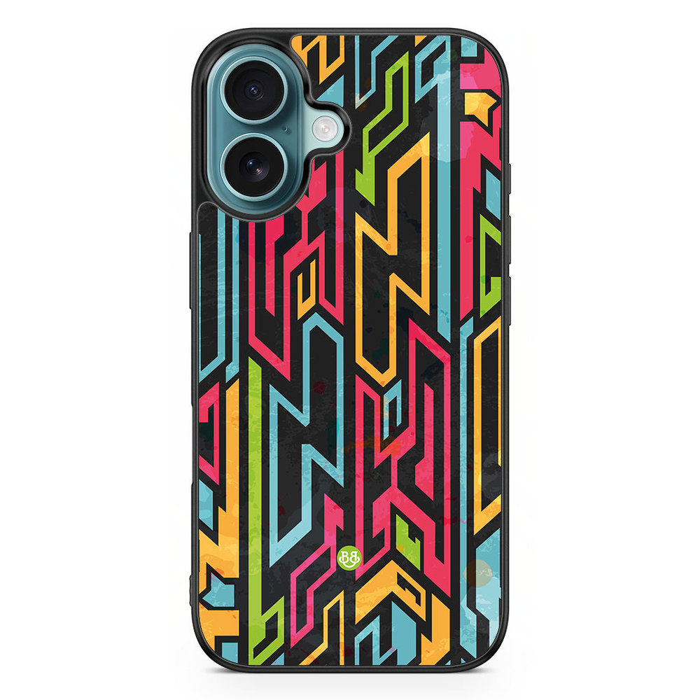 iPhone 16 Case - Colored Tribal