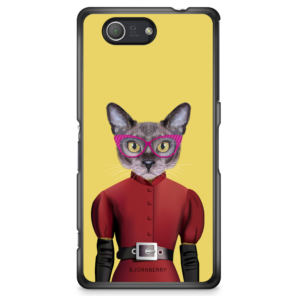 Sony Xperia Z3 Compact Case - Hipster Cat