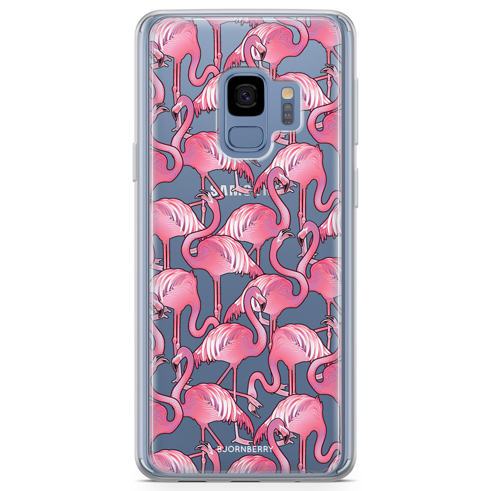 Samsung Galaxy S9 Fashion Skal - Flamingos