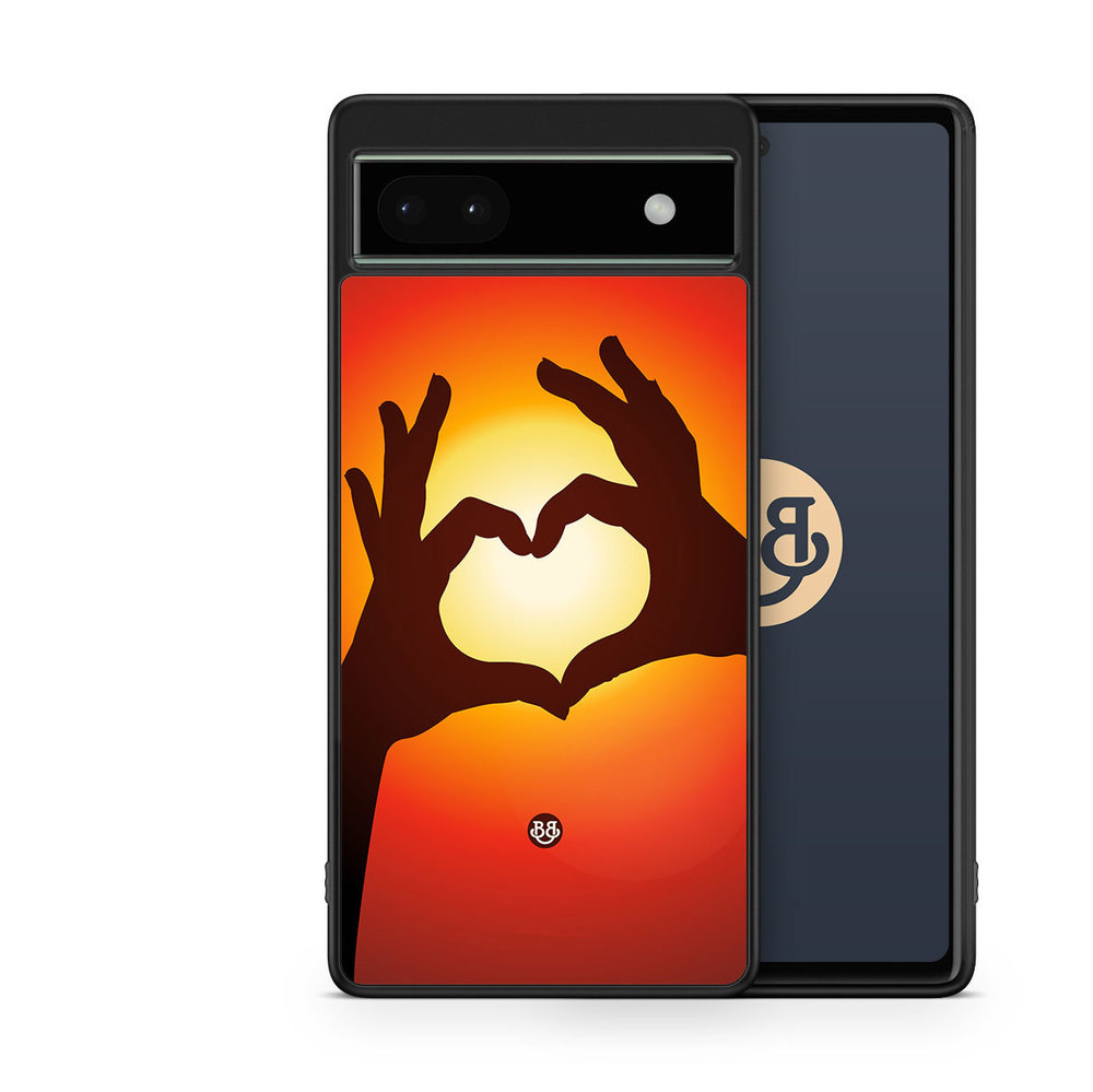 Google Pixel 6a Case - Hands Heart