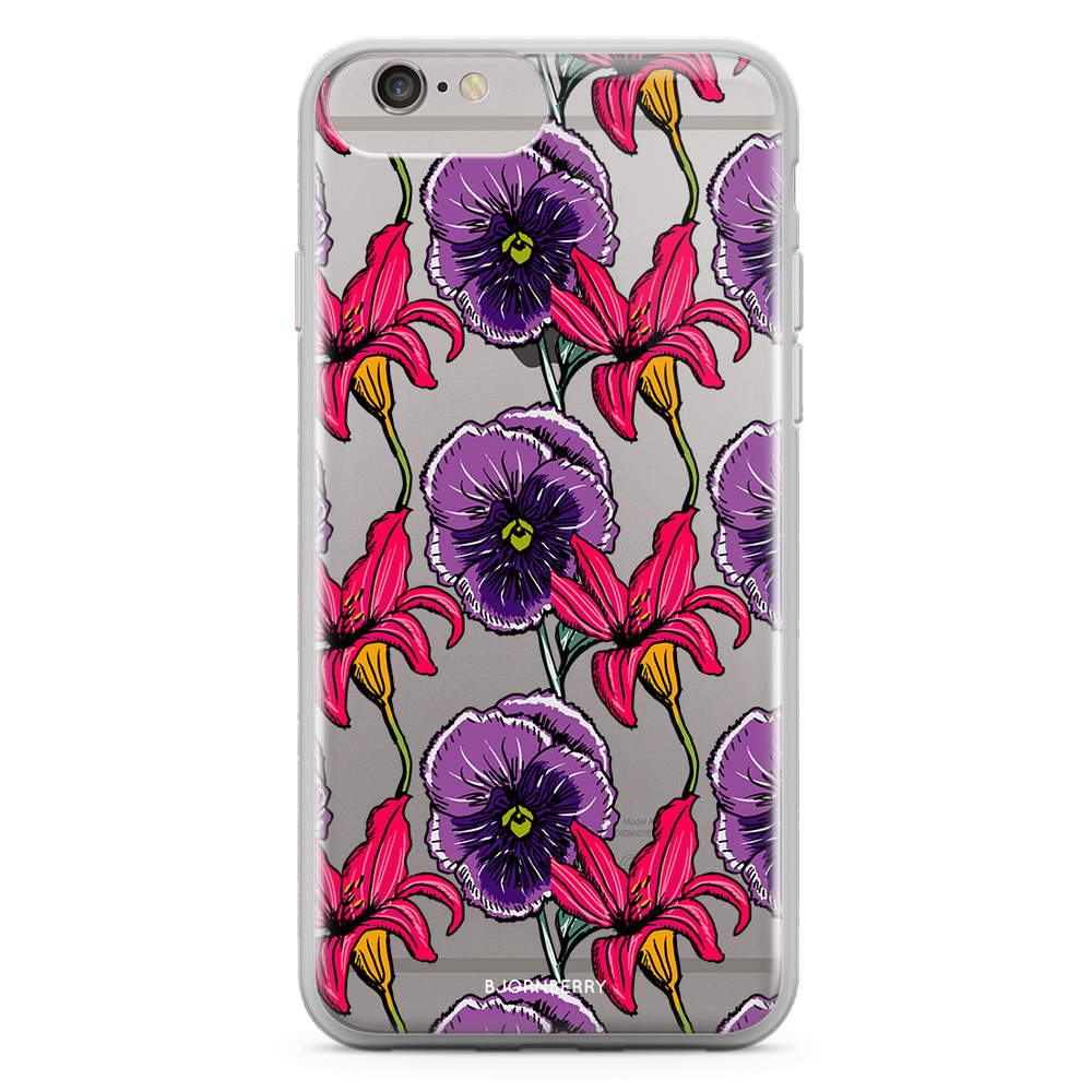 iPhone 6 Plus/6s Plus Fashion Skal - Blommor