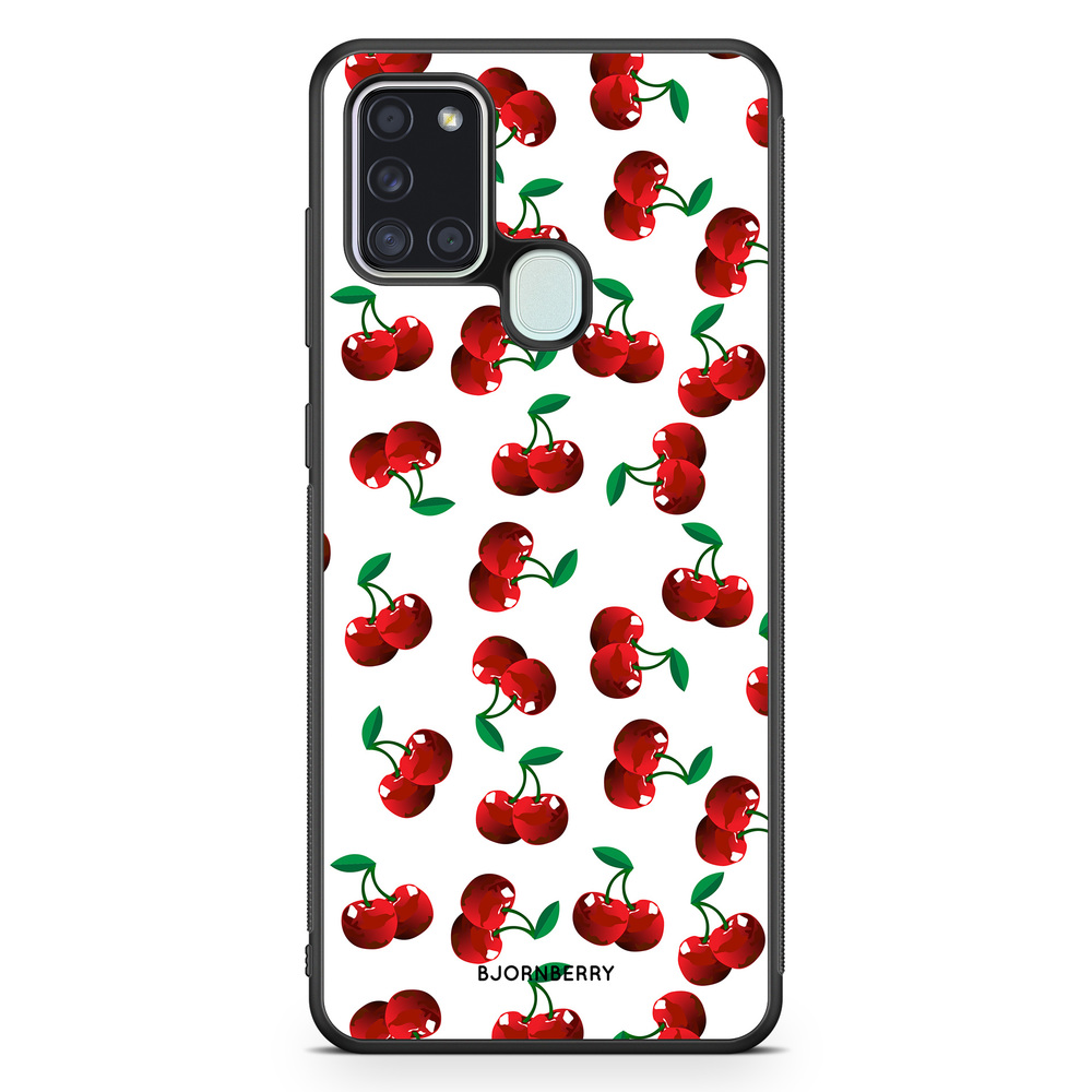 Samsung Galaxy A21s Skal - Körsbär
