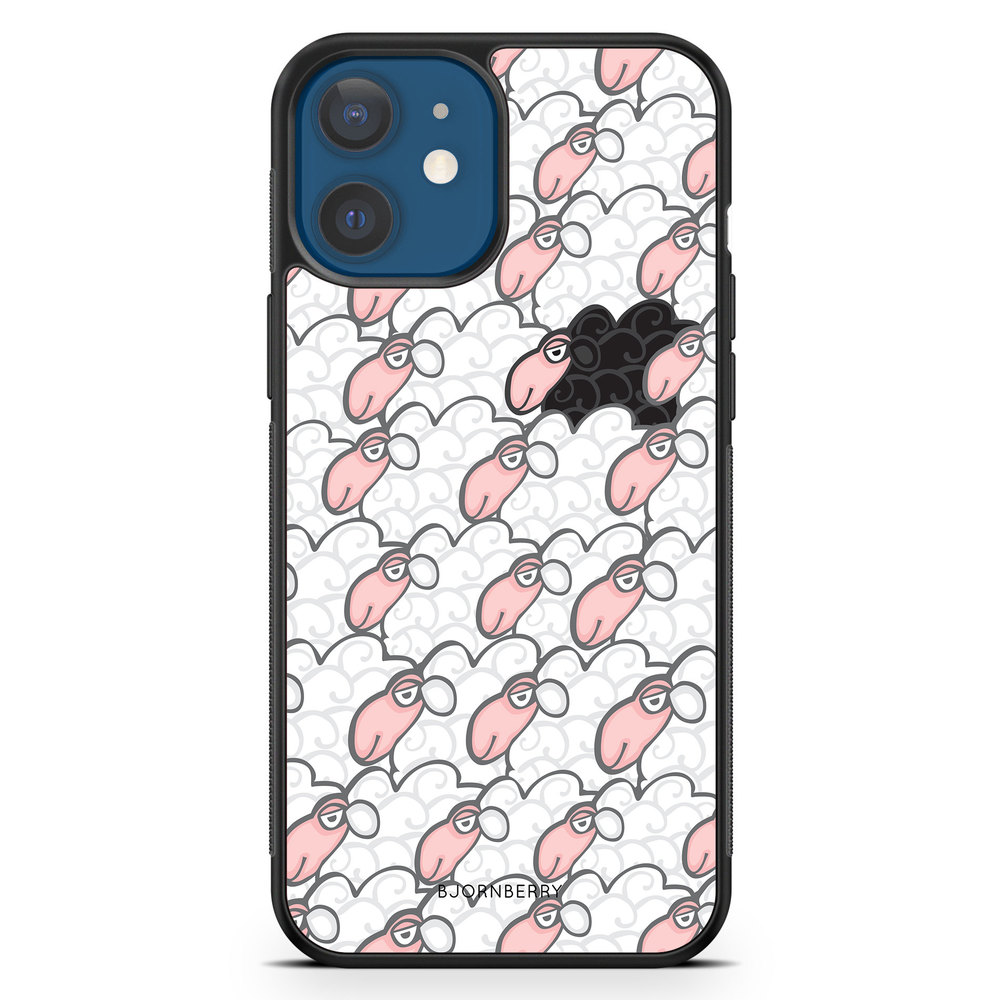 iPhone 12 Mini Skal - Svarta Fåret