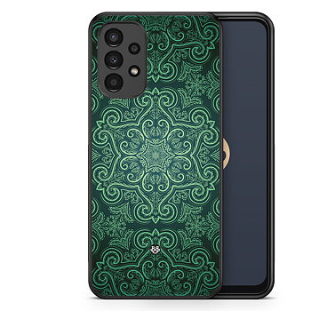 Samsung Galaxy A13 Skal - Grön Retromönster