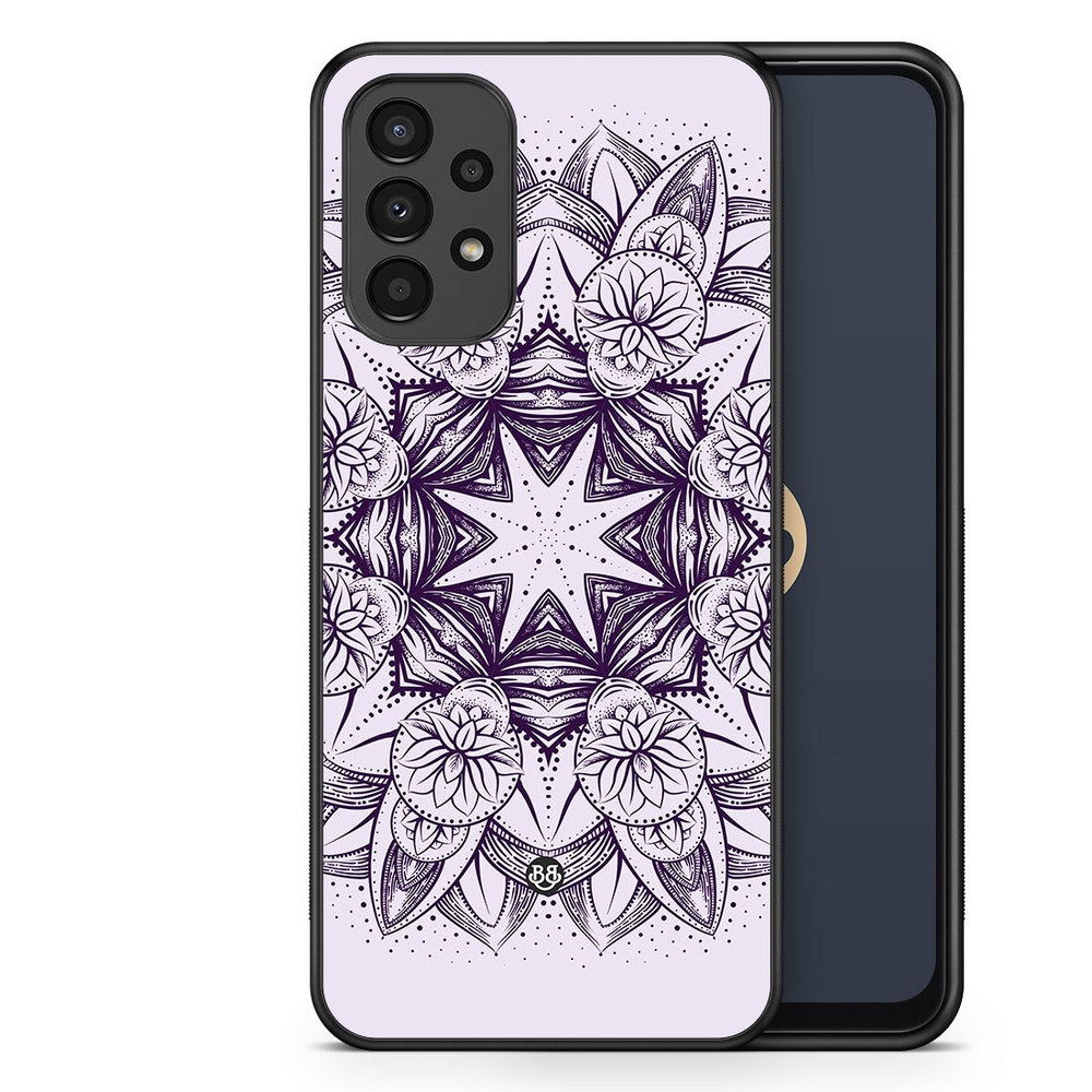 Samsung Galaxy A13 Case - Purple Mandala