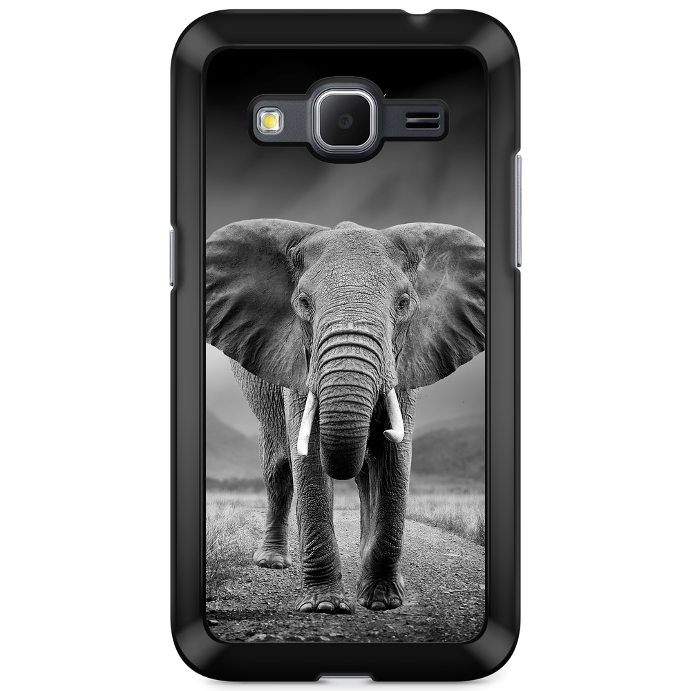 Samsung Galaxy Core Prime Case - Black/White Elephant