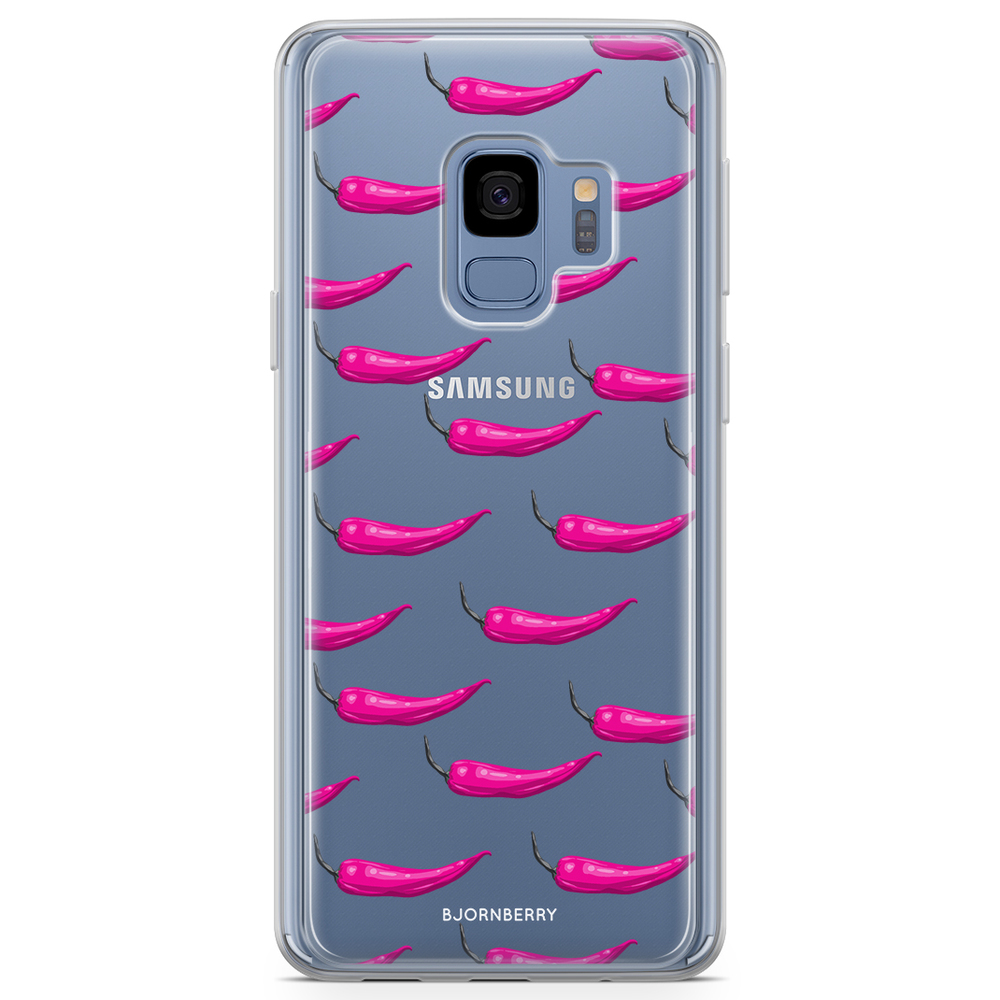 Samsung Galaxy S9 Fashion Case - Chilli Pattern