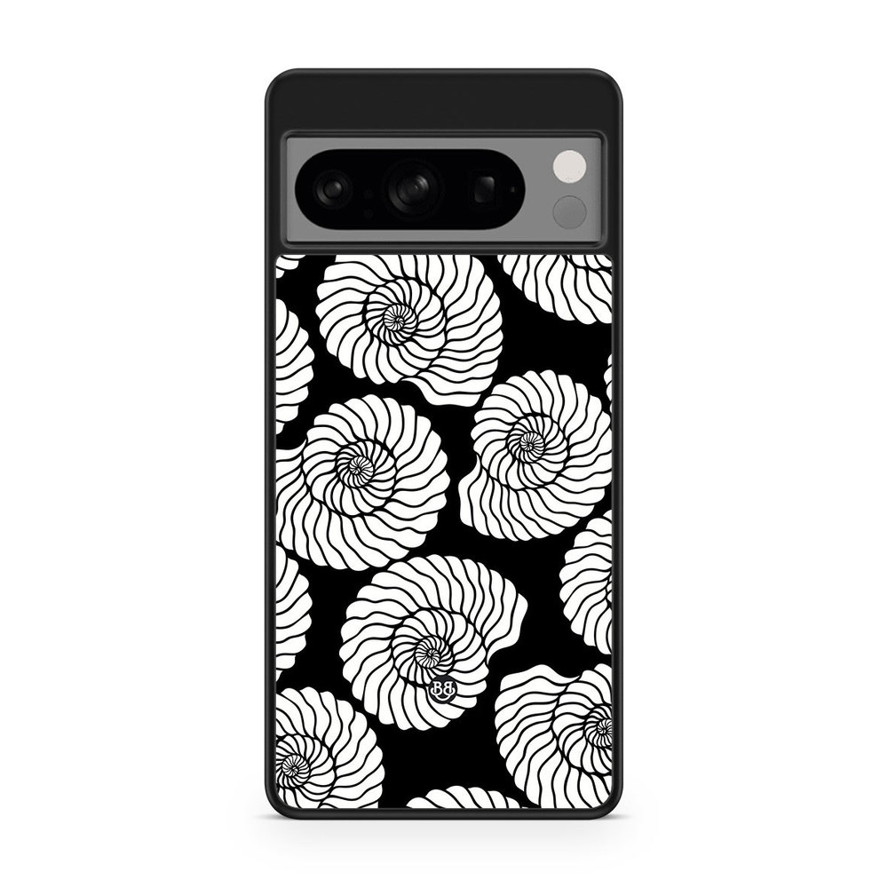 Google Pixel 8 Pro Case - Seashell BW