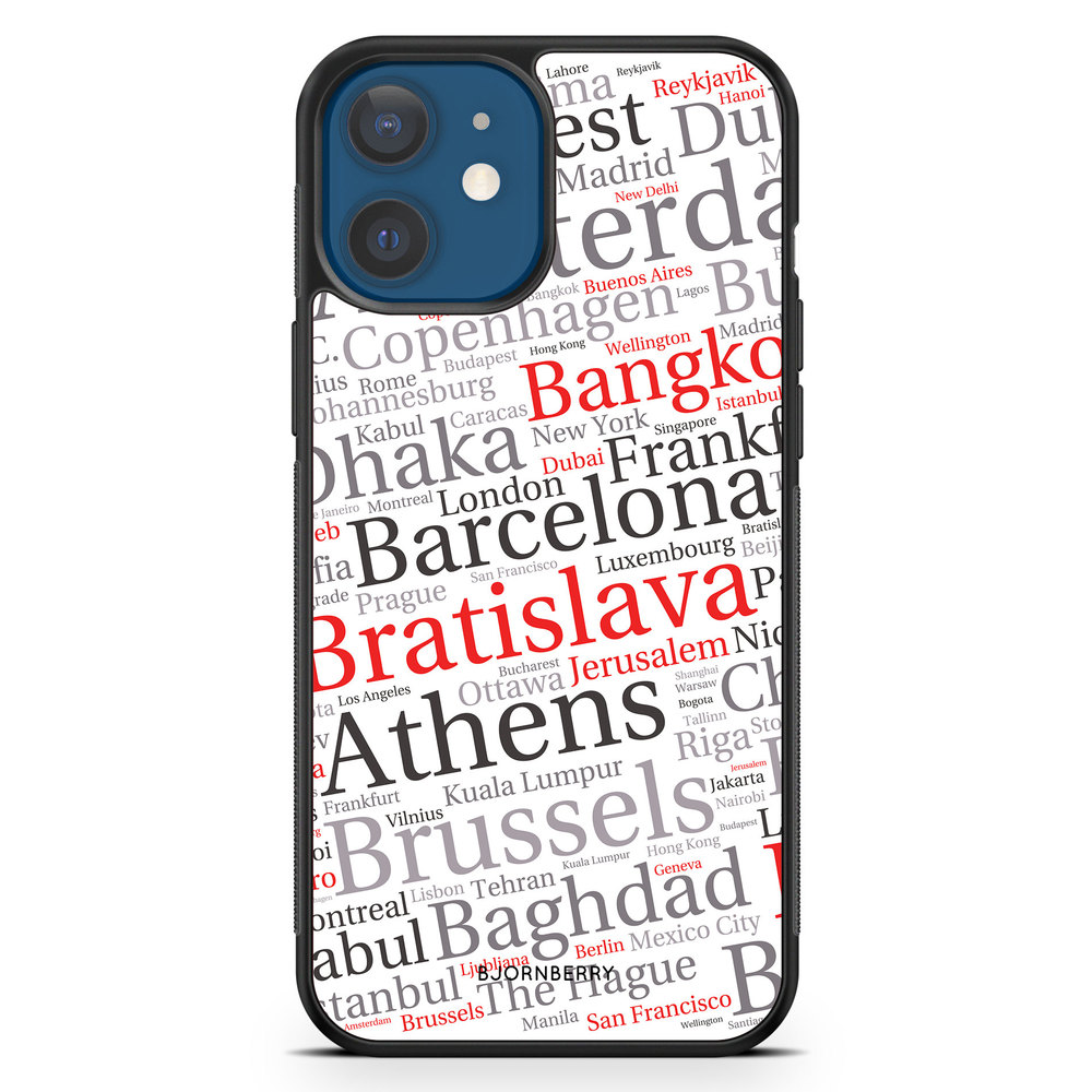 iPhone 12 Mini Case - City Names