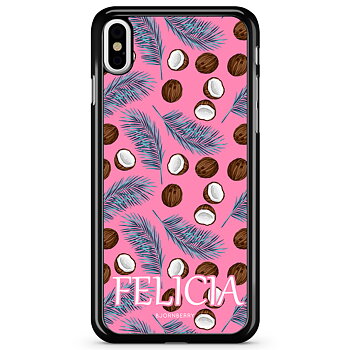 iPhone X / XS Case Custom - Tropical Namn