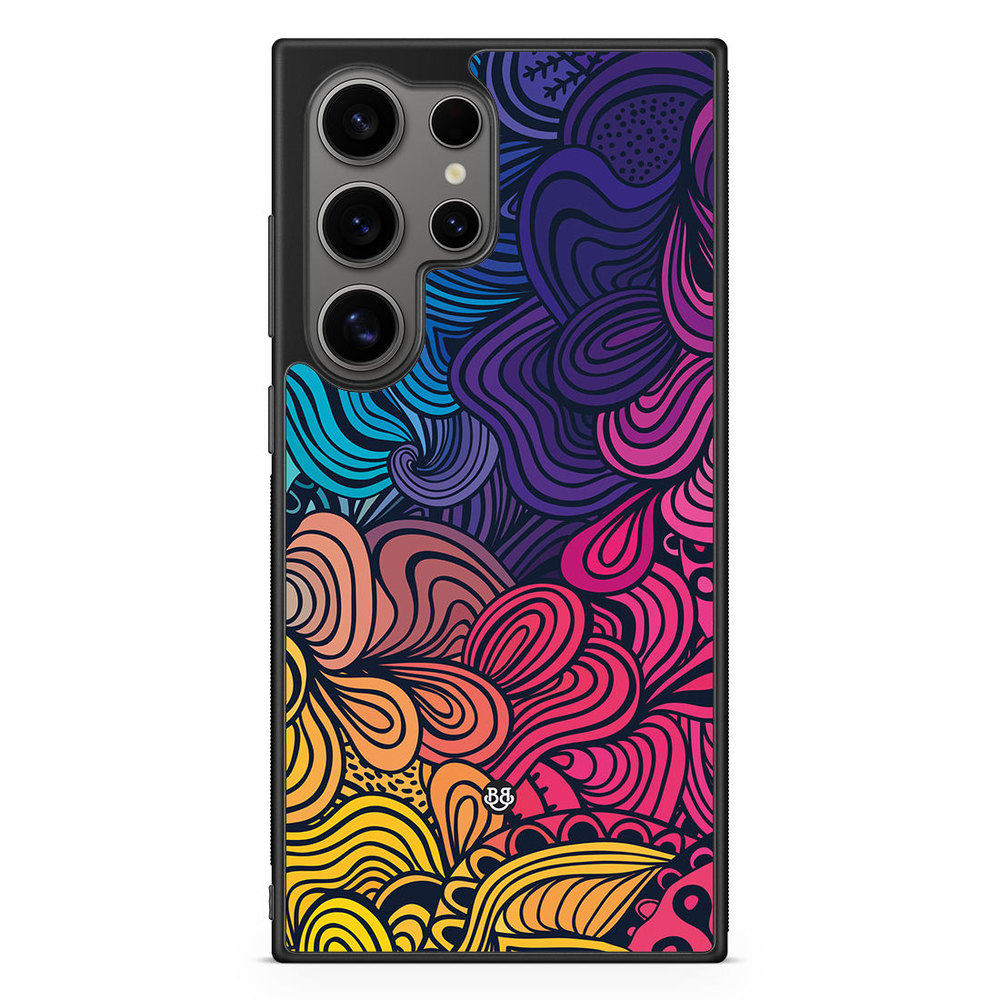 Samsung Galaxy S24 Ultra Skal - Retroblommor
