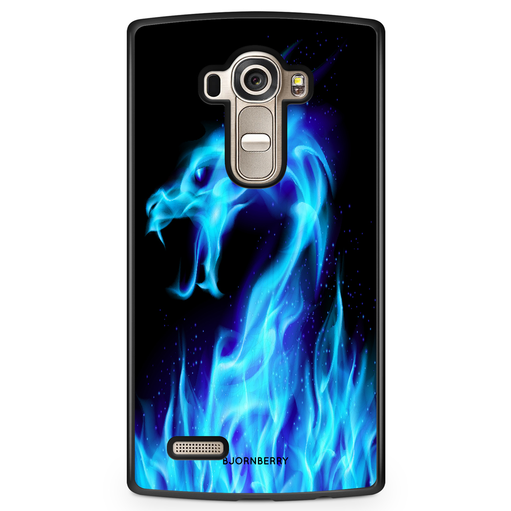 LG G4 Case - Blue Flames Dragon