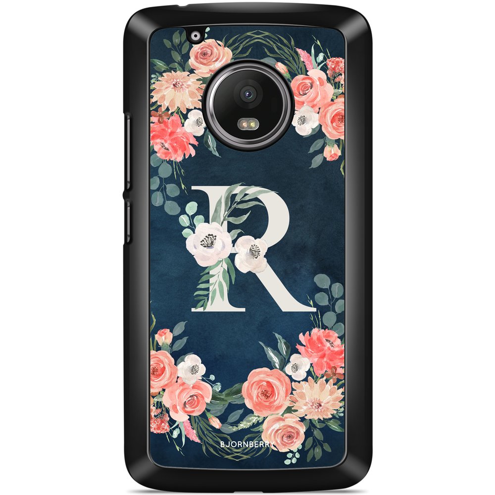 Moto G5 Plus Case - Monogram R
