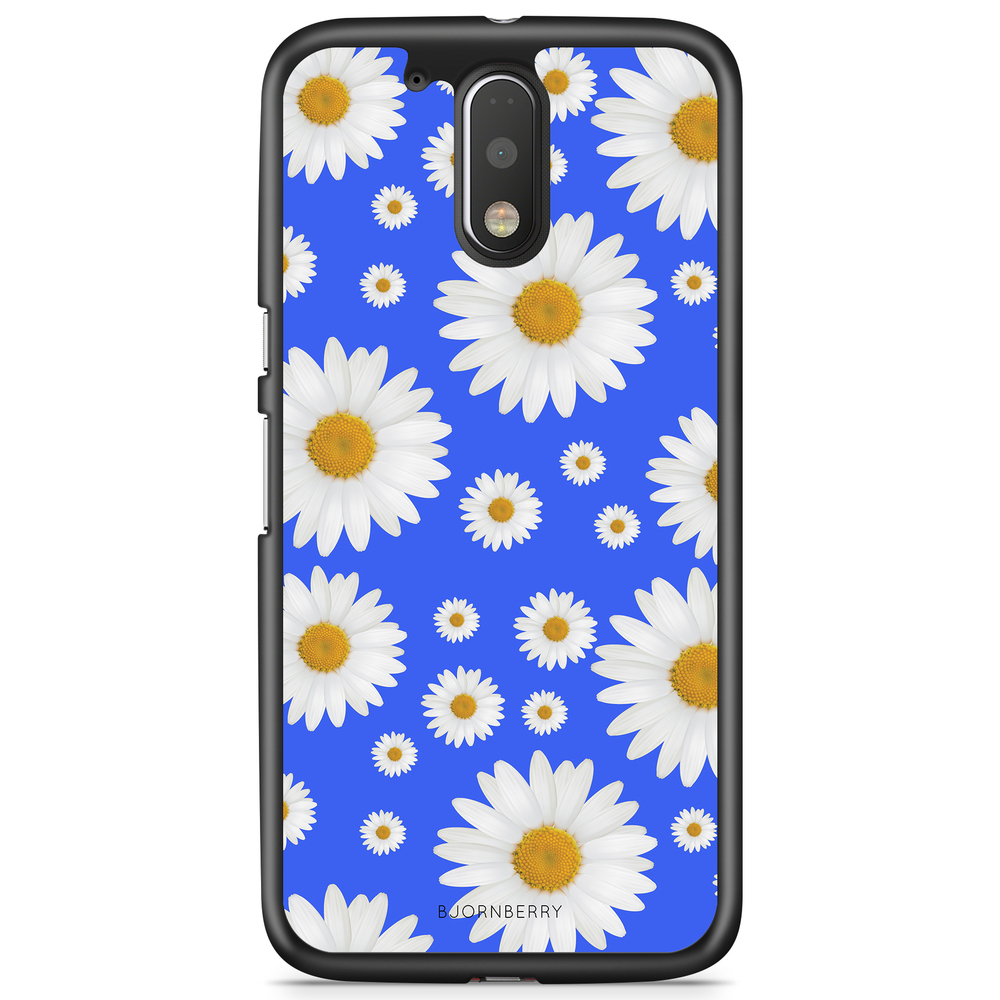 Moto G4/G4 Plus Case - Blue Daisy Flowers