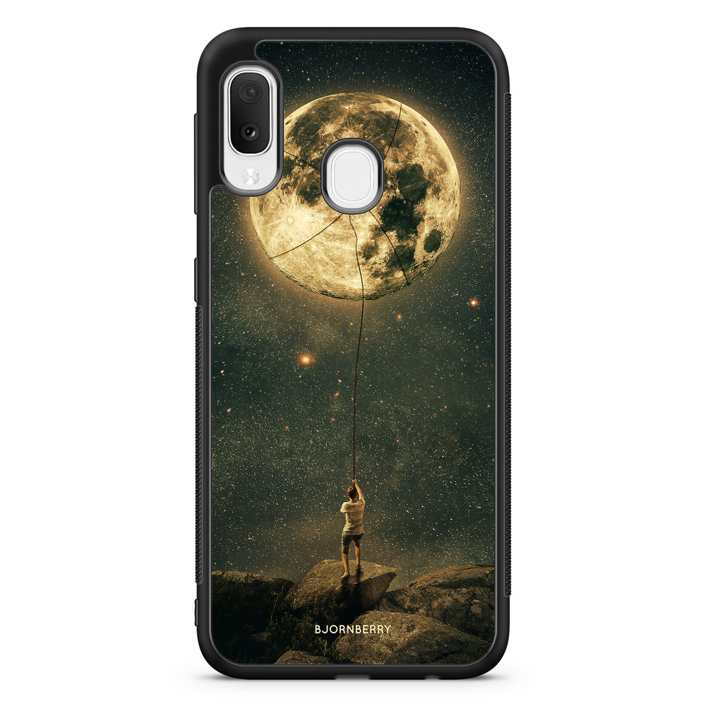 Samsung Galaxy A20e Case - Rope Around The Moon