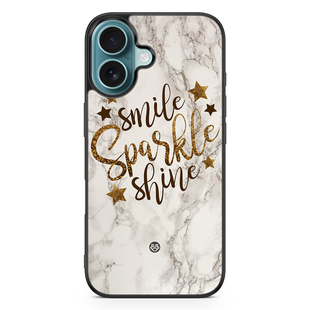 iPhone 16 Case - Smile,Sparkle,Shine