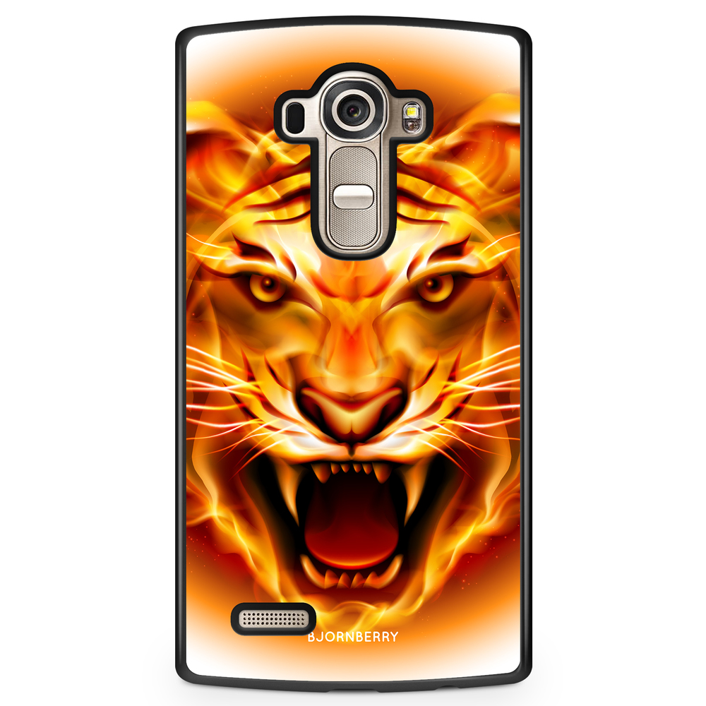 LG G4 Case - Flames Tiger