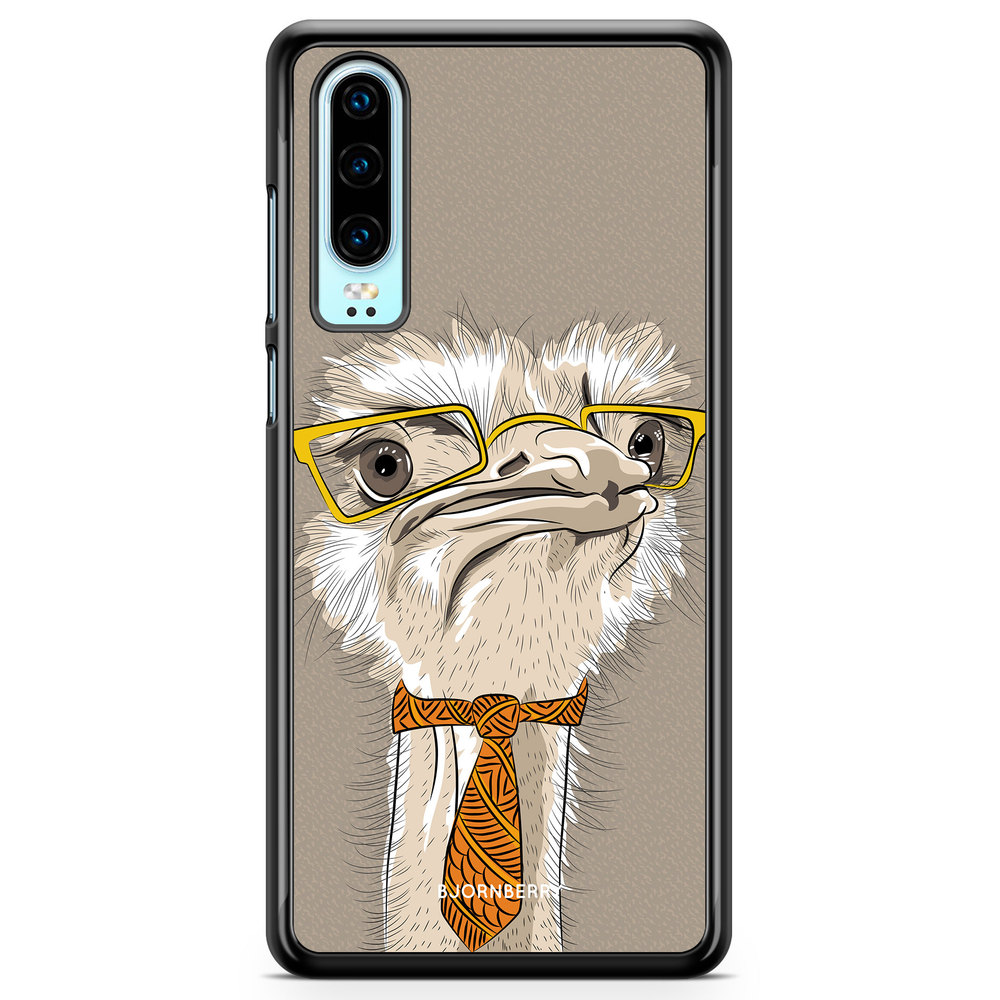 Huawei P30 Case - Hipster Ostrich