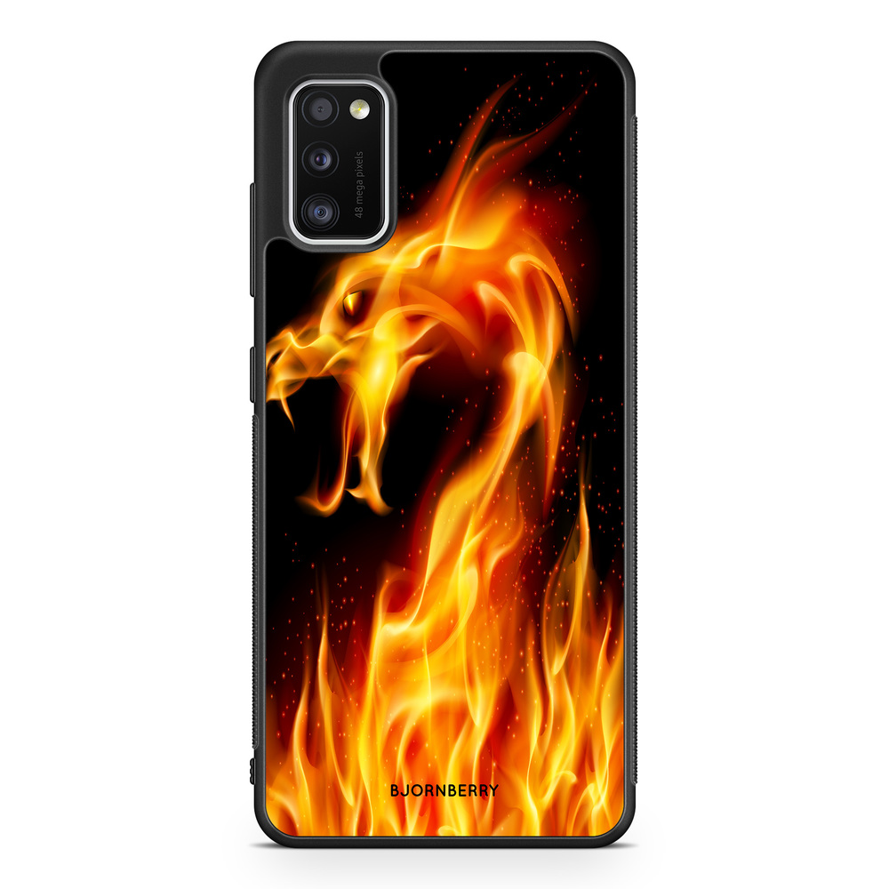 Samsung Galaxy A41 Case - Flames Dragon