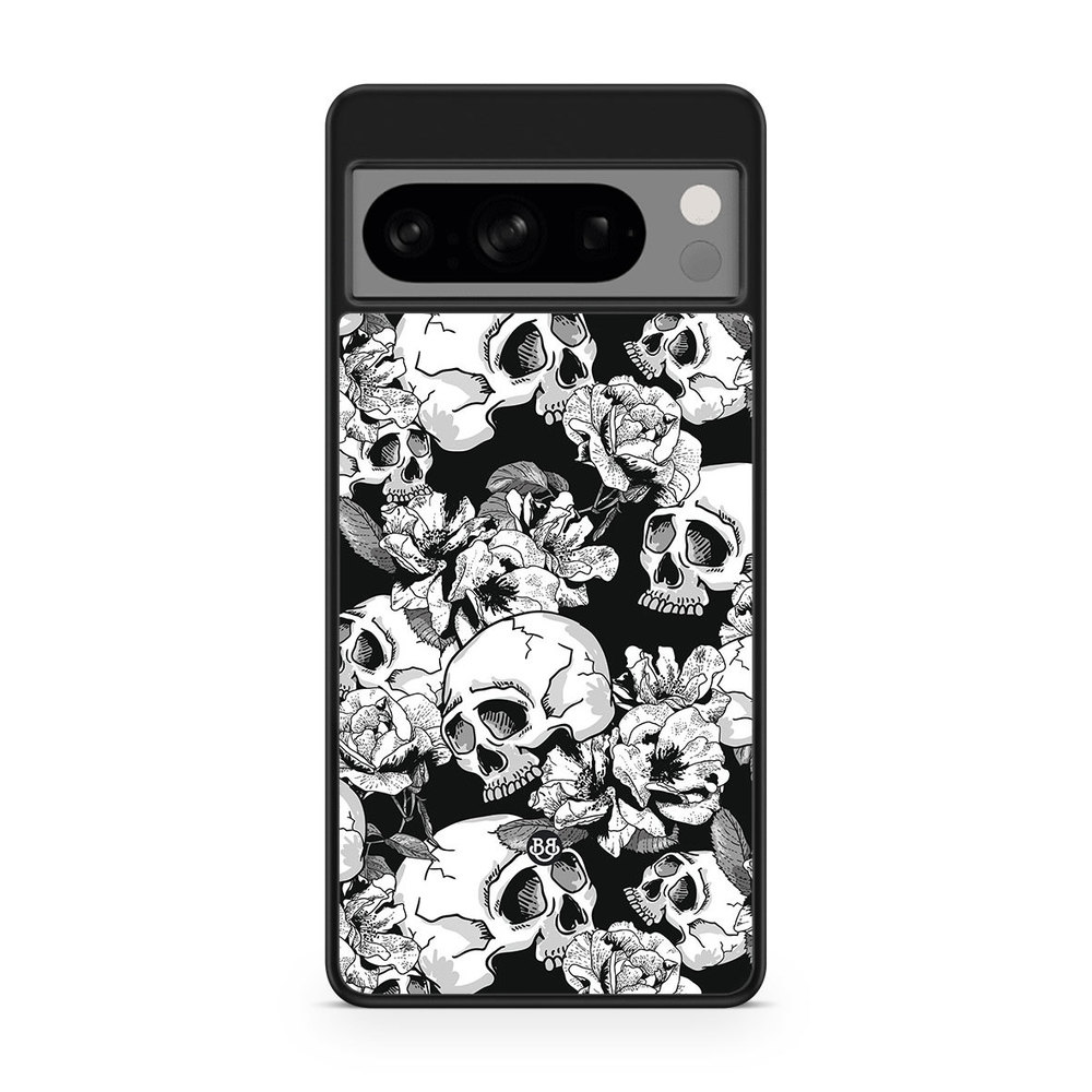 Google Pixel 8 Pro Case - Skull & Roses