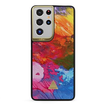 Naive Samsung Galaxy S21 Ultra Skal - Rainbow Ink