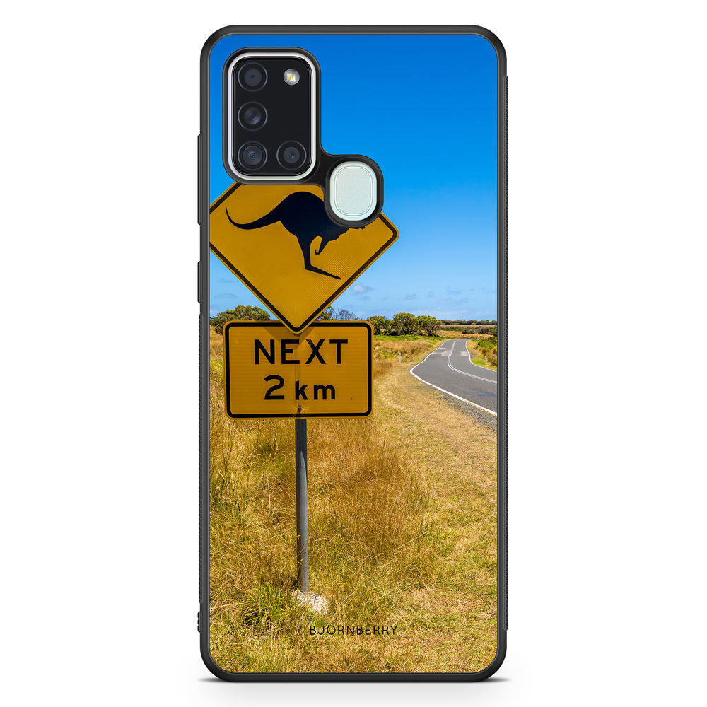 Samsung Galaxy A21s Case - Kangaroo Sign