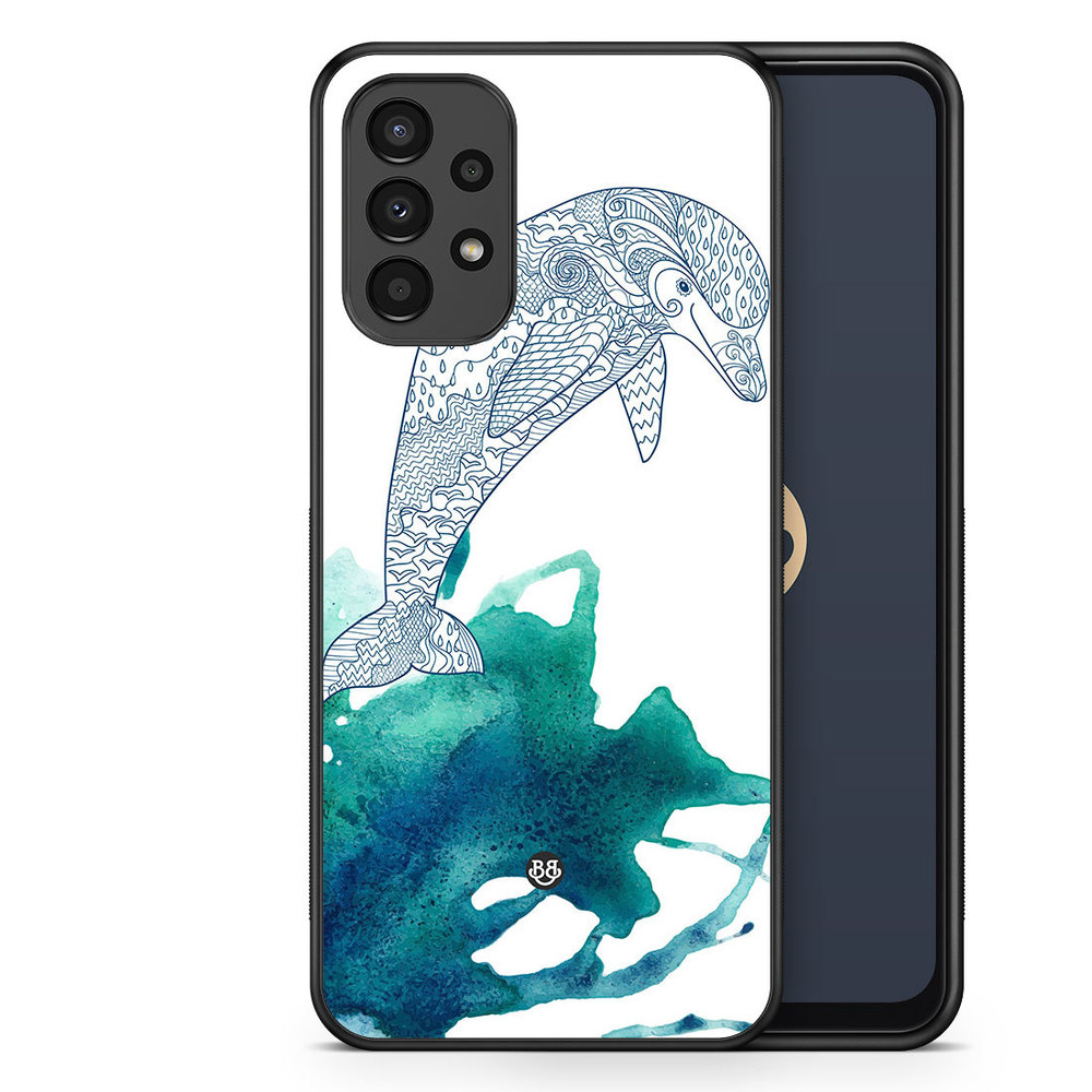 Samsung Galaxy A13 Case - Mandala Dolphin