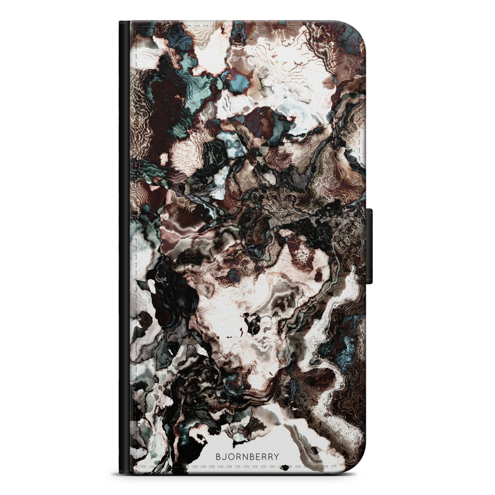 Samsung Galaxy S21 Plus Wallet Case - Marble Brown