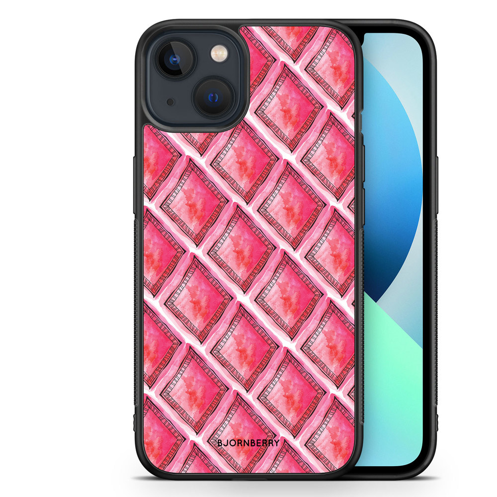 iPhone 13 Mini Case - Red Rhombus