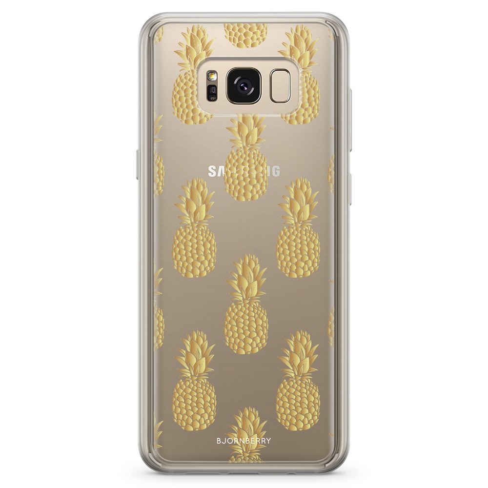 Samsung Galaxy S8 Plus Fashion Case - Gold Pineapples