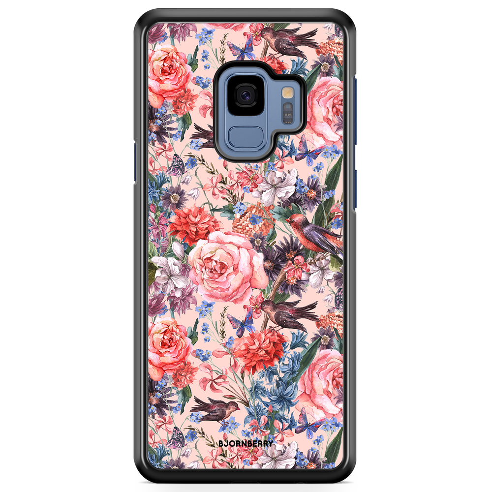 Samsung Galaxy S9 Case - Birds & Flowers