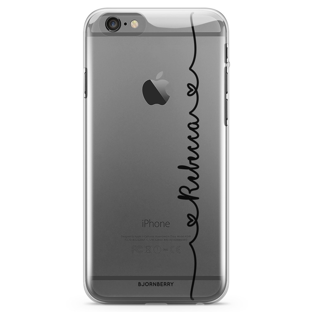 iPhone 6 Plus/6s Plus TPU Case Custom - Heart Name