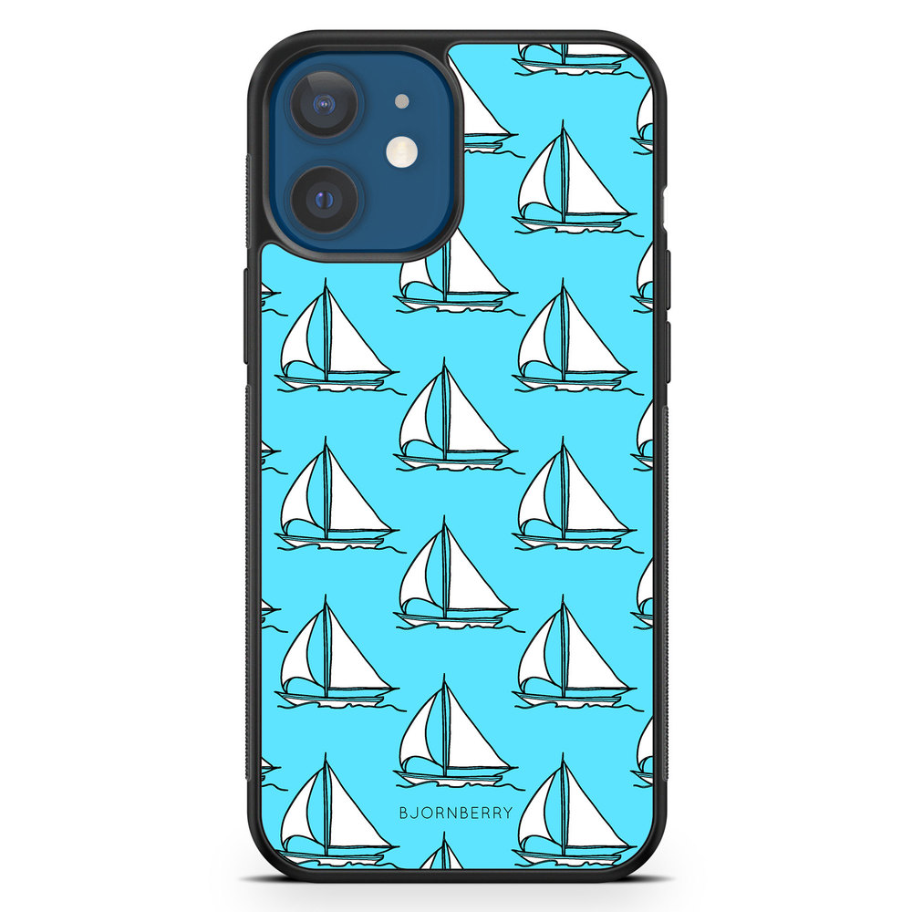 iPhone 12 Mini Case - Sailboat Pattern