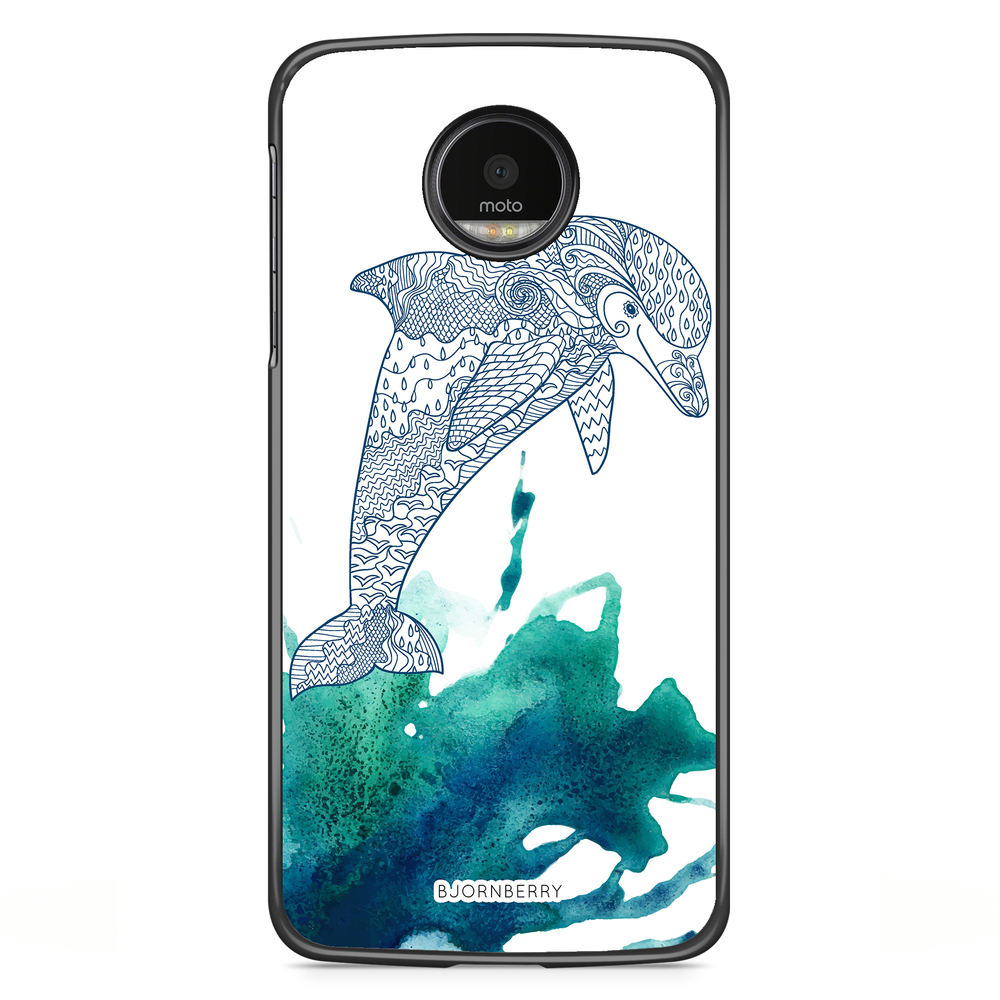 Motorola Moto G5S Plus Case - Mandala Dolphine