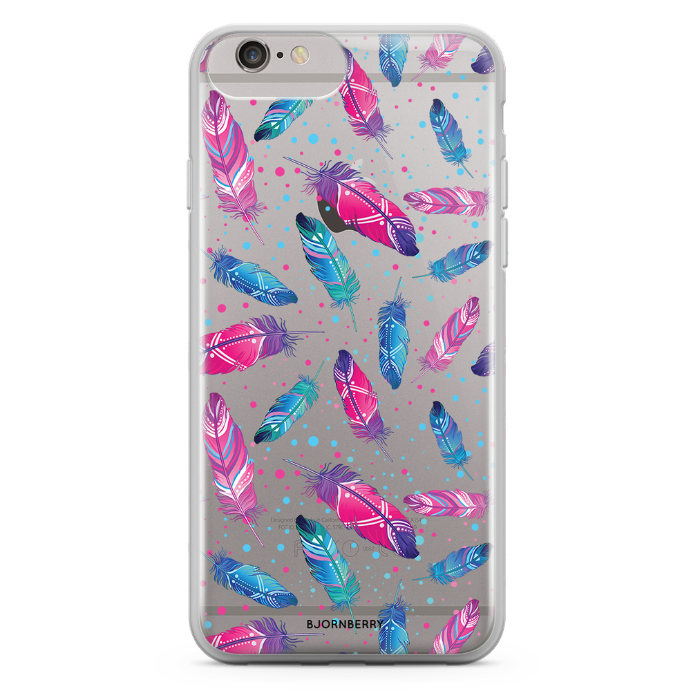 iPhone 6 Plus/6s Plus Fashion Case - Feathers
