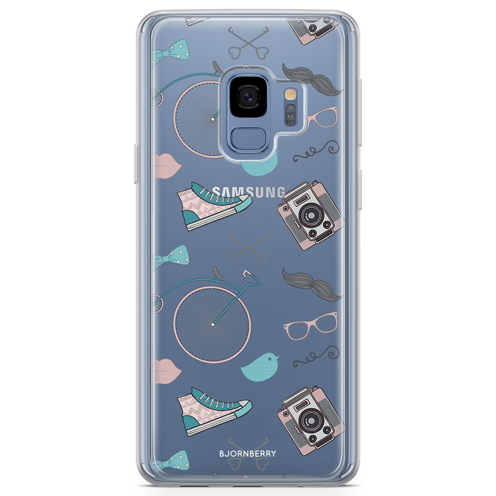 Samsung Galaxy S9 Fashion Case - Hipster Pattern