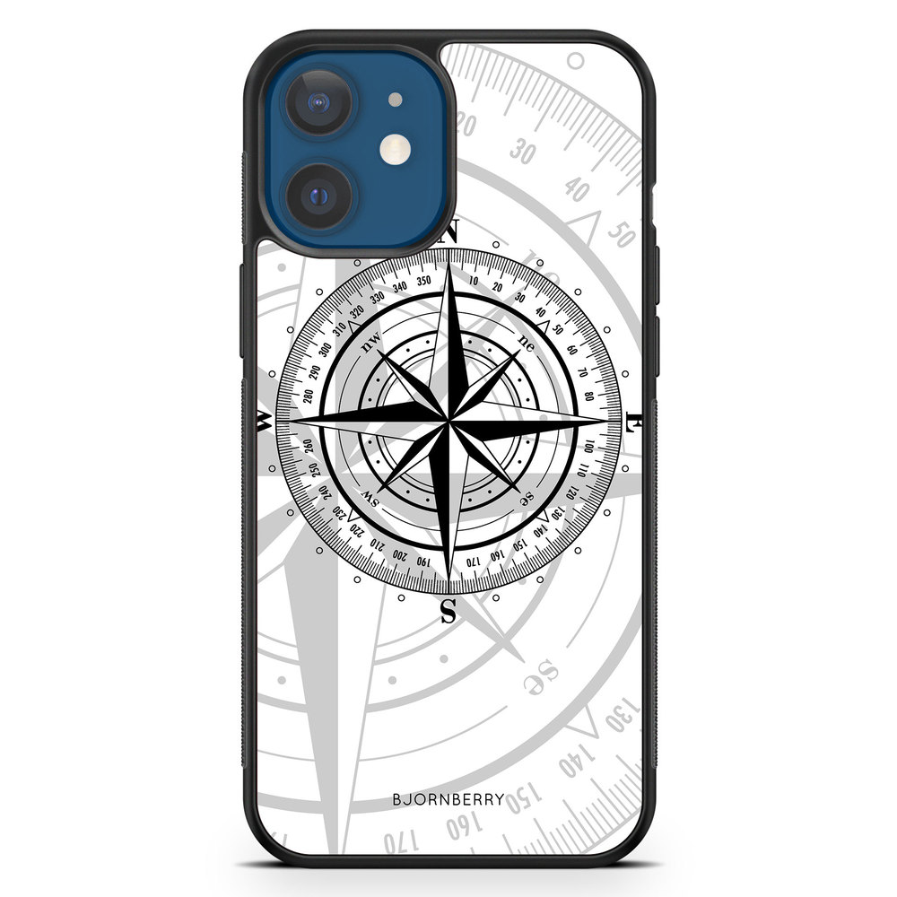 iPhone 12 Mini Case - Compass White