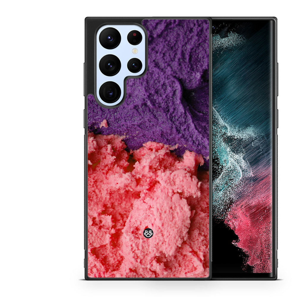 Samsung Galaxy S22 Ultra 5G Case - Ice-crea pink/purple