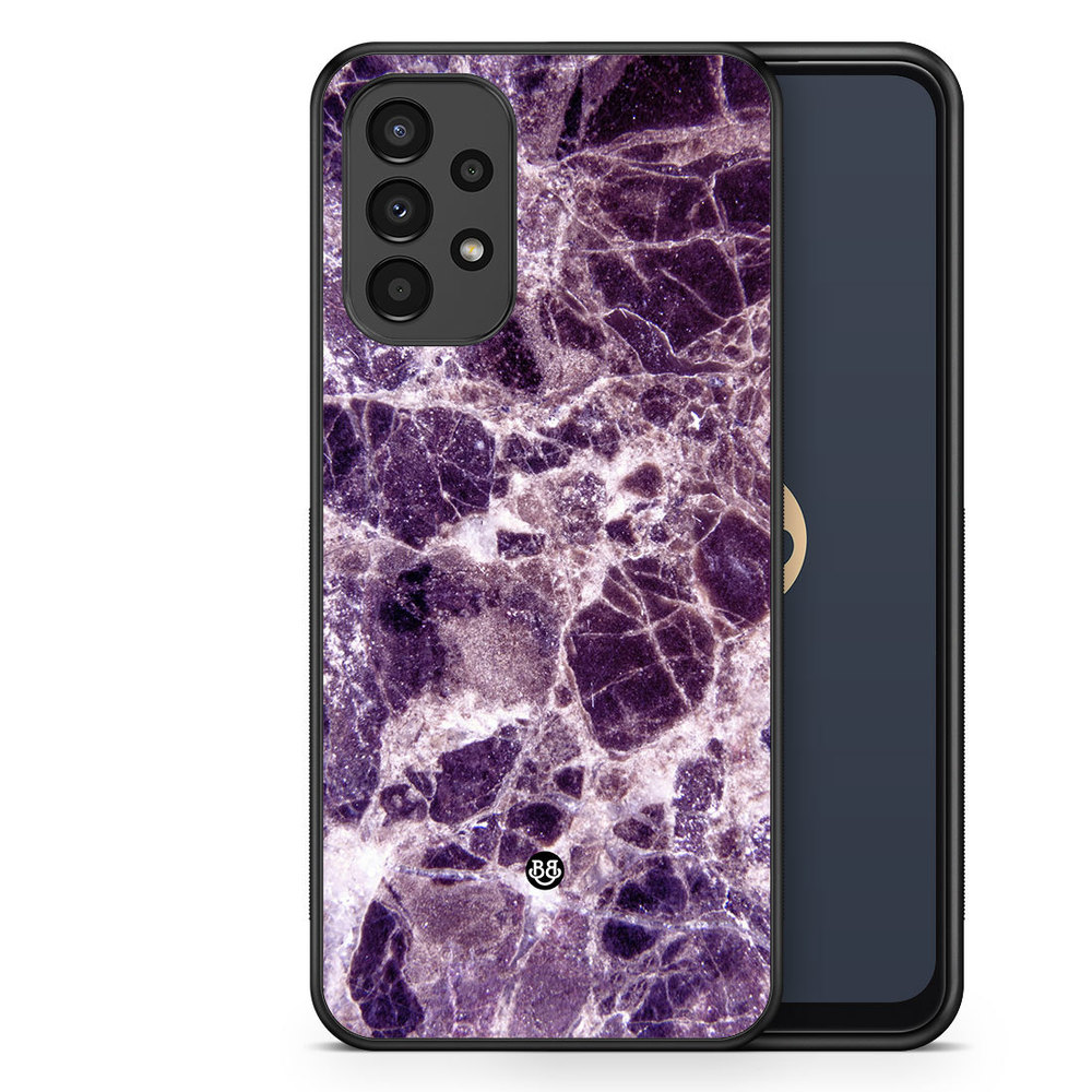 Samsung Galaxy A13 Case - Purple Marble