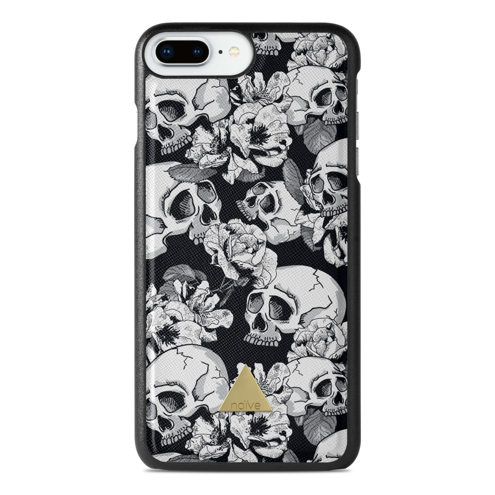 Naive iPhone 7 Plus Skal - Skulls & Roses